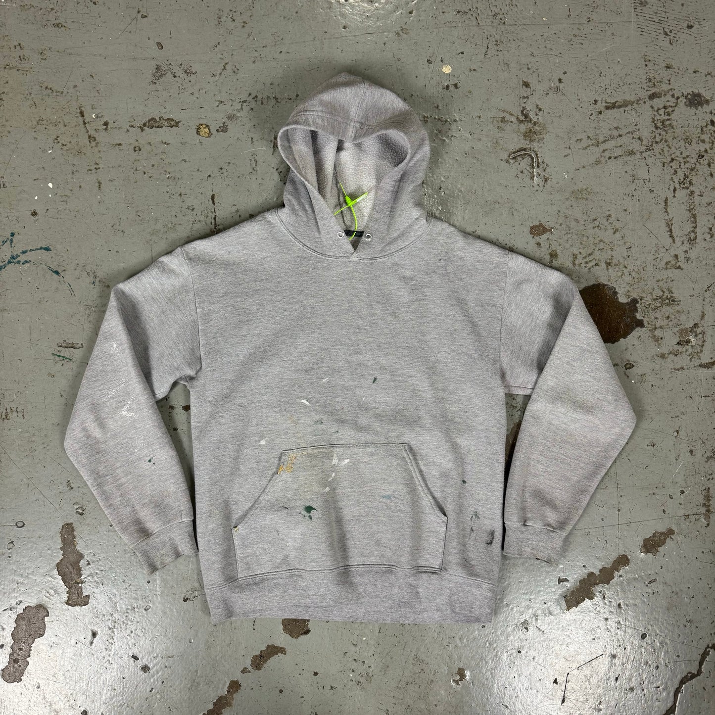 DARK GREY BLANK HOODIE - M