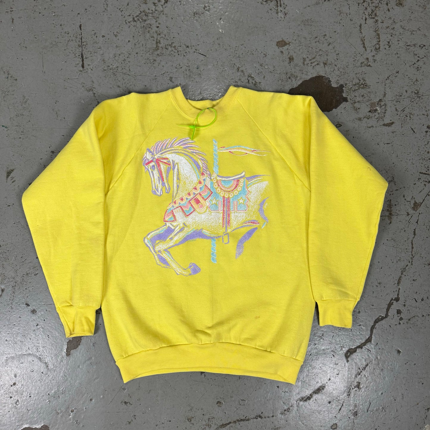 CAROUSEL YELLOW CREW - XL