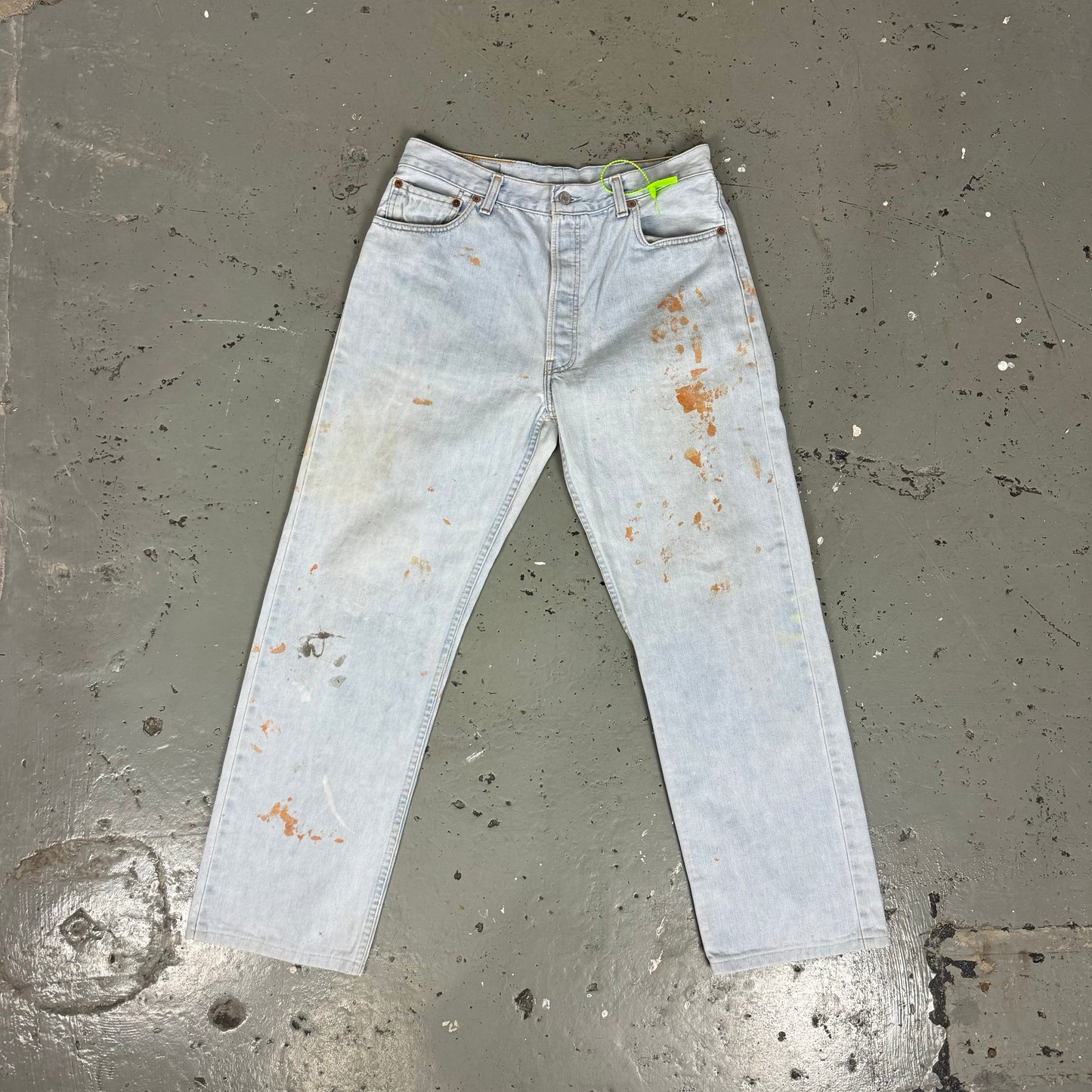 LIGHT WASH ORANGE PAINT LEVIS- 32X32