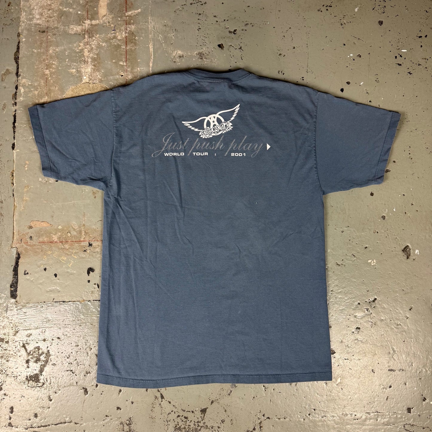 2001 AEROSMITH CONCERT TEE- L