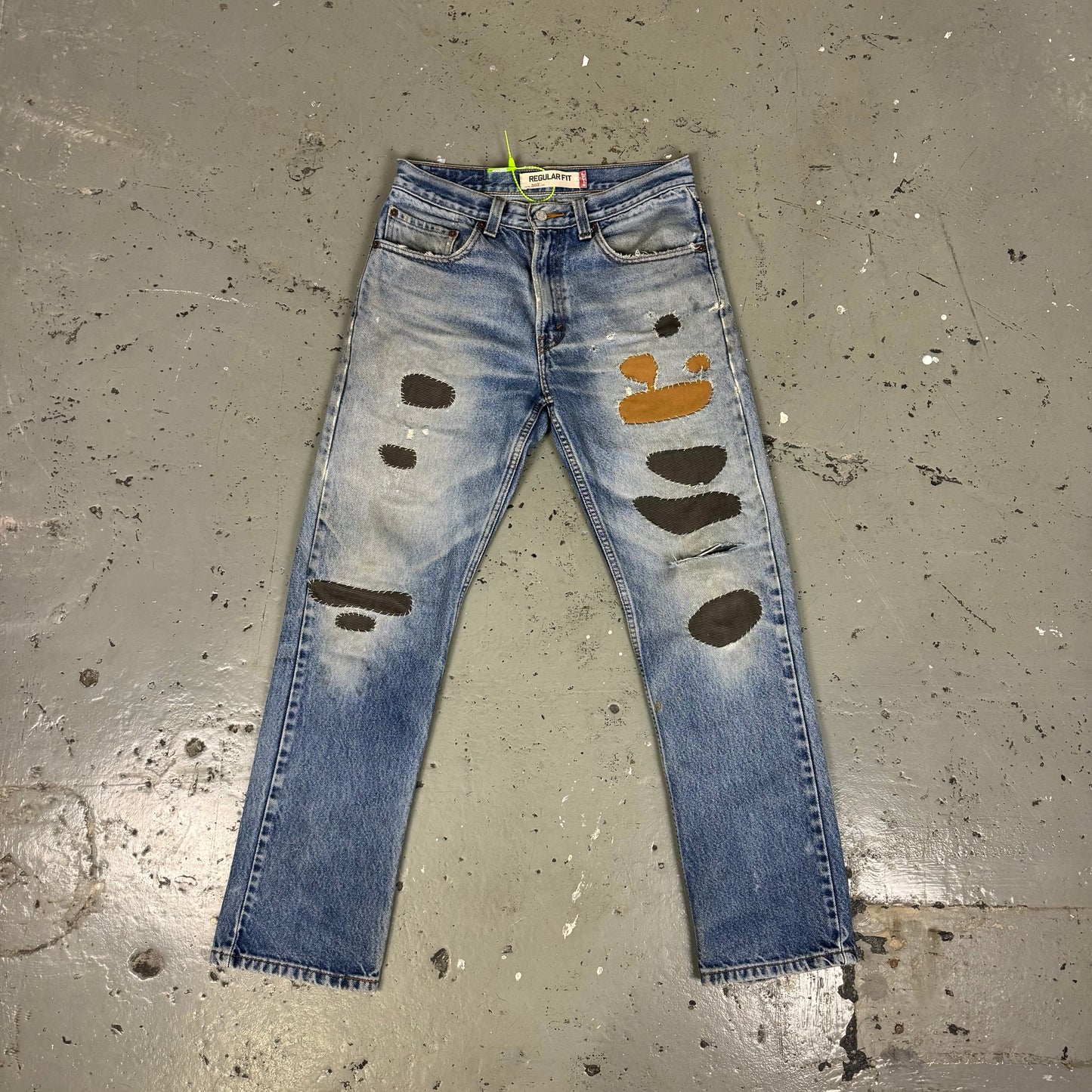 PATCHWORK JEANS - 31 X 32