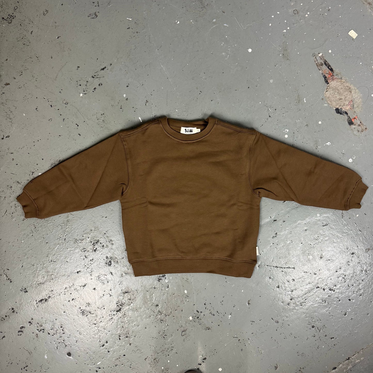 SOW OVERSIZED SEPIA SWEATSHIRT