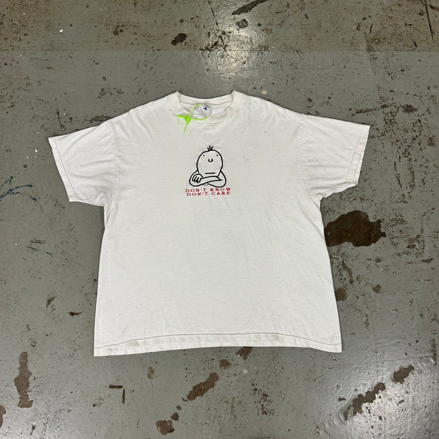 DONT KNOW DONT CARE (EMBROIDERED) - XL