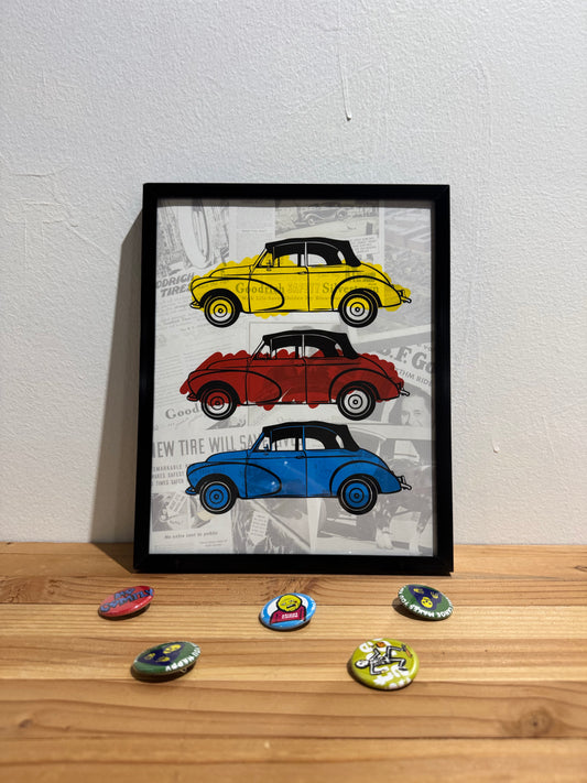 VINTAGE CAR PRINT