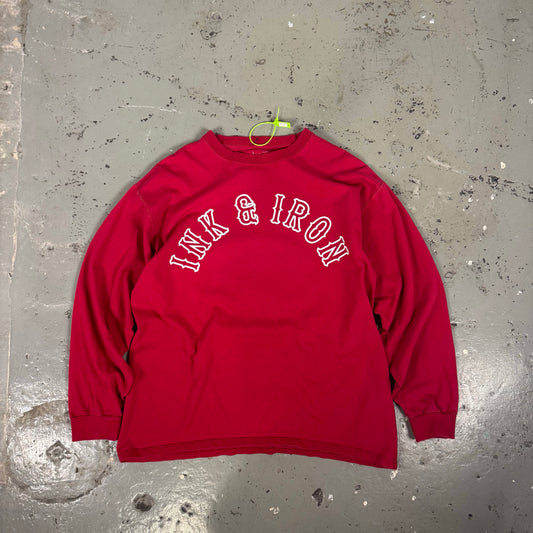 VINTAGE RED INK & IRON - L