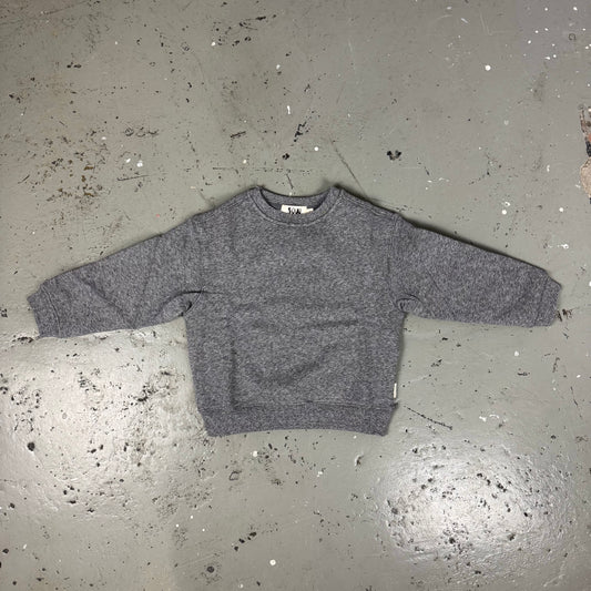 SOW OVERSIZED HEATHER GREY SWEATSHIRT
