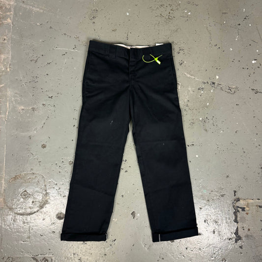 SLIM STRAIGHT BLACK DICKIES - 32X32