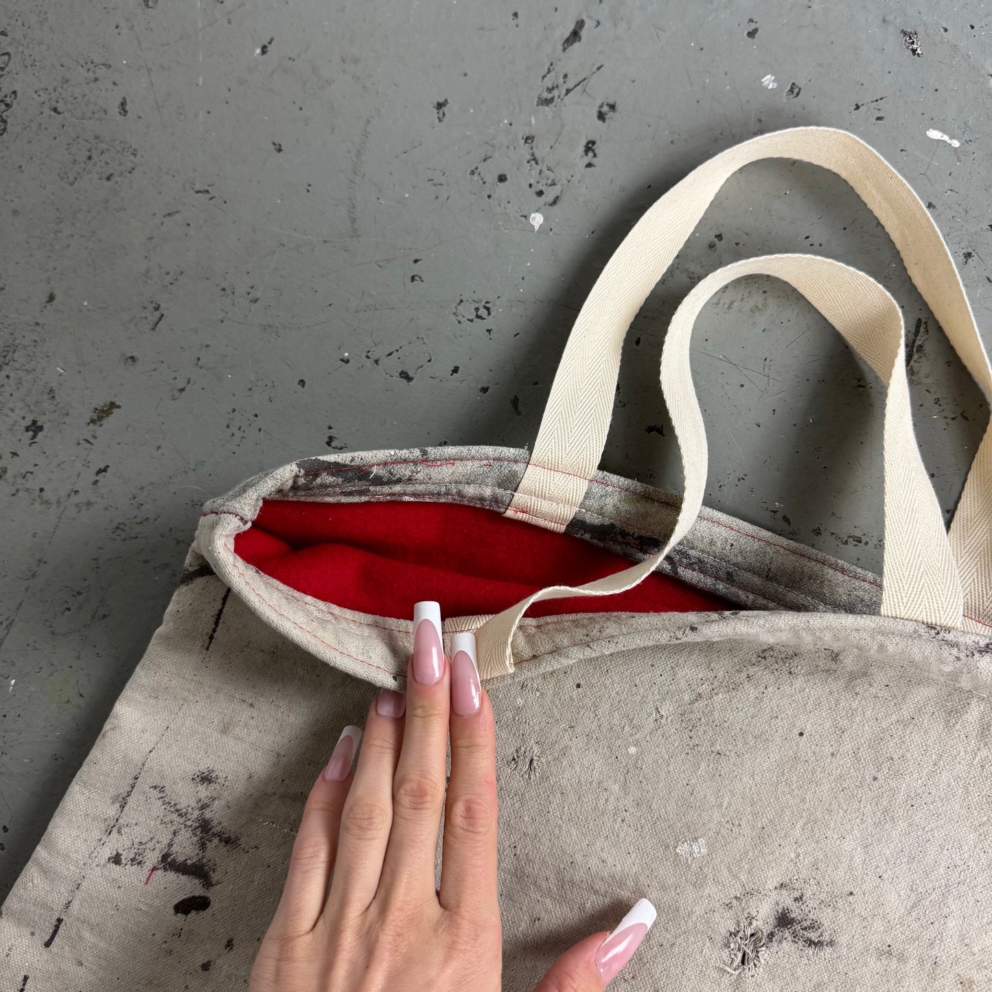 REPURPOSED PAINTER BAG 09